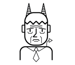 DEVIL OFFICE BOY sticker #4283891