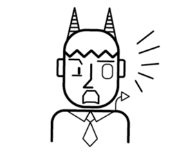 DEVIL OFFICE BOY sticker #4283893