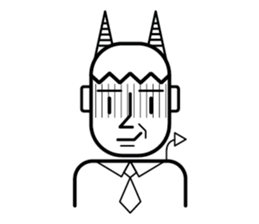 DEVIL OFFICE BOY sticker #4283894