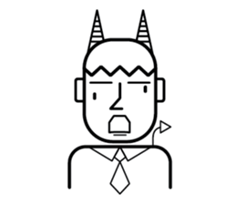 DEVIL OFFICE BOY sticker #4283895