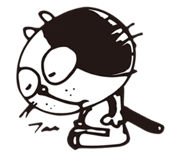 Stray cat Tom-Chan sticker #4284508