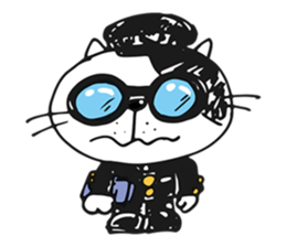 Stray cat Tom-Chan sticker #4284523