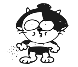 Stray cat Tom-Chan sticker #4284525