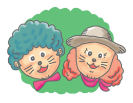 Two children of the small forest sticker #4284696