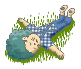 Two children of the small forest sticker #4284699