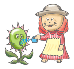 Two children of the small forest sticker #4284719