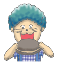 Two children of the small forest sticker #4284723