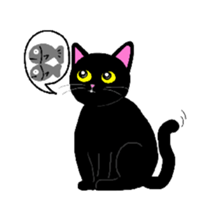 Baloo Black cat part 2 sticker #4285350