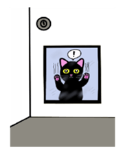 Baloo Black cat part 2 sticker #4285356