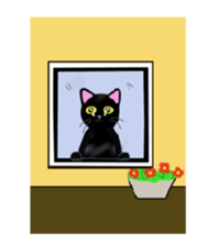 Baloo Black cat part 2 sticker #4285360