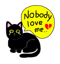 Baloo Black cat part 2 sticker #4285371