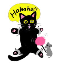 Baloo Black cat part 2 sticker #4285373