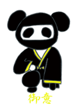 Japanese SAMURAI Panda sticker #4285394