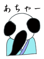 Japanese SAMURAI Panda sticker #4285395