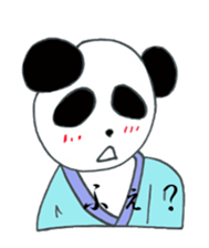 Japanese SAMURAI Panda sticker #4285397
