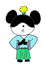 Japanese SAMURAI Panda sticker #4285401