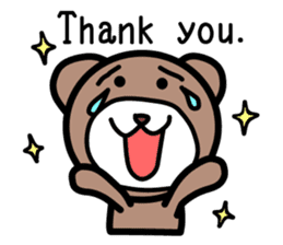 The pretty bear.(job ver.) sticker #4285710