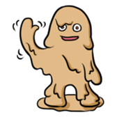 Mud man Kranky sticker #4286016