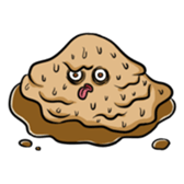 Mud man Kranky sticker #4286023