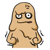 Mud man Kranky sticker #4286037