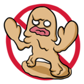 Mud man Kranky sticker #4286054
