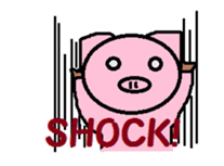 Boo -chan of piglets sticker #4286610