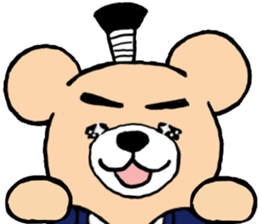 Samurai Bear sticker #4286840