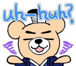 Samurai Bear sticker #4286875