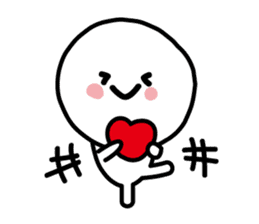 I tell for heart sticker #4286971