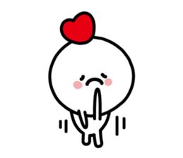 I tell for heart sticker #4286973