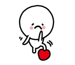 I tell for heart sticker #4286980