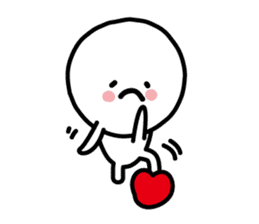 I tell for heart sticker #4286980