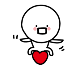 I tell for heart sticker #4286981