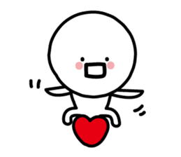 I tell for heart sticker #4286981