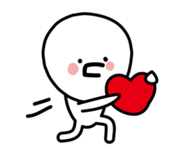 I tell for heart sticker #4286990