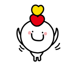 I tell for heart sticker #4286995