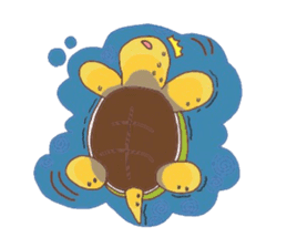Lovely tortoise sticker #4288802