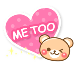 Bear and rabbit sticker sticker #4289091