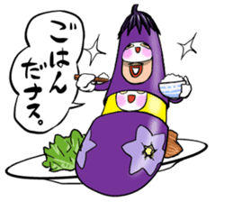 eggplant Matryoshka sticker #4289152