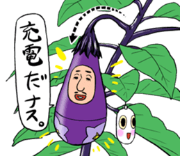 eggplant Matryoshka sticker #4289158