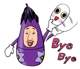 eggplant Matryoshka sticker #4289162