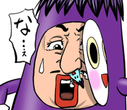 eggplant Matryoshka sticker #4289165