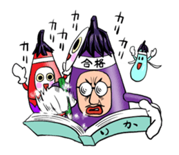 eggplant Matryoshka sticker #4289173