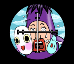 eggplant Matryoshka sticker #4289178