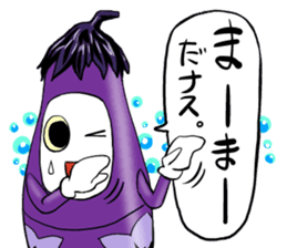 eggplant Matryoshka sticker #4289180