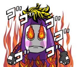 eggplant Matryoshka sticker #4289181