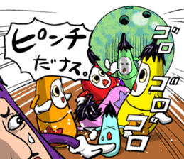 eggplant Matryoshka sticker #4289182