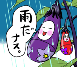 eggplant Matryoshka sticker #4289183