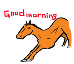 Horse day sticker #4289283