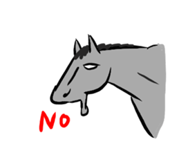 Horse day sticker #4289298